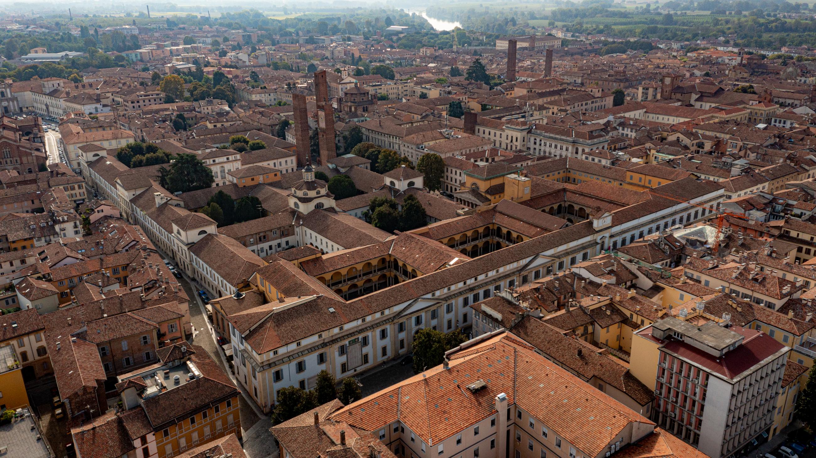 Pavia dall'alto